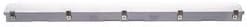 Side view of the LED linear vapor tight light showing latching clips