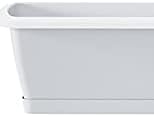 Prosper Plast ISE600P-S449 59 x 18.4 x 14.5 cm Espana Balcony Case Set including Stand - White (12-Piece) - Image 4