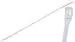 NTE Electronics 04-1450LP9 Cobra Low Profile Nylon Cable Ties, 50 lb. Tensile Strength, 14.6" Length, 0.176" Width, 0.053" Thickness, Natural (Pack of 100)