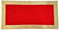 Aarchi's Shoppe Multipurpose Red Velvet Pooja Mat Aasan Pooja Cloth(Size_15 inch x 29 inch Approx) Set of 2-image-32