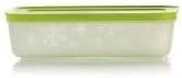 TUPPERWARE Freezer Containers 1.0 L Green/White Flat (2) Ice Crystal Ice Crystal