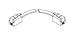 Kohler 1059053 N/A Replacement Cable, Data 6P/6C, 10" 1059053