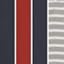Navy Heather/Racing Red/Rough Blue/Quartz Grey Stripe