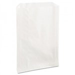 BGC300422 PB25 Grease-Resistant Sandwich Bags, 6 1/2 x 1 x 8, White