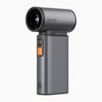 Image of JisuLife Handheld Fan Ultra1, 9000mAh Portable Handheld, 100000 RPM Electric Air Duster, 20m /s Dry Blower, 100 Speed Gears Turbo Fan Digital Display, Rechargeable Compressed Air Duster - Dark Grey