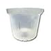 rePotme 4 inch Orchid Pot 3 Pack - Slotted Orchid Pots with Holes for Repotting (Crystal Clear)
