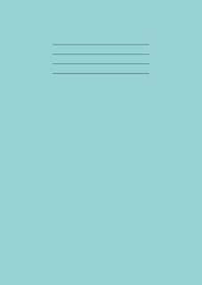 Maths Exercise Books Squared A4: 10mm Square Paper Notebook A4, 100 Pages, 90gsm | 10 mm Grid/Gridded Graph Paper Pad Notepad for Science, ... Homeschooling, Home, Office, Work - Blue