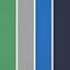 Shamrock Green/Quartz Grey/Tropical Blue/Just Past Midnight