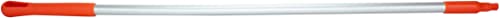 Image of SPARTA Adjustable Aluminum Broomstick, 48 inch Mop and Broom Handle Replacement with Color-Coded System for Environments with Harsh Cleaning Agents, Aluminum, 48 Inches, Orange