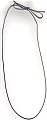 Berisfords Boucle Elastique Polyester Argent 120 x 150 cm