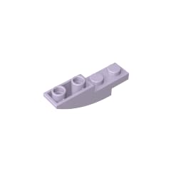 XYEIUGO 13547 Arched Brick Slope Curved 4x1 Inverted, pink purple, 50 PCS โ image 1