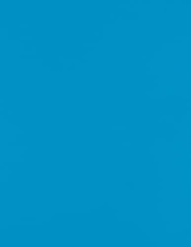 Papier cartonné bleu piscine épais LUXPaper 50 feuilles pour loisirs créatifs
