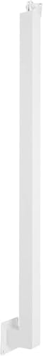 Poteau d'escalier en métal blanc 90cm avec support réglable