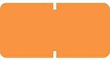 Doctor Stuff - Solid Color File Folder Labels, Tab Series, Vinyl Solid Orange Stickers, 1/2