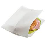 ELAG- Sac à Sandwich-ELAG SNACKPochetta Large white 194 x 210 + 20 mm - Avec Serviette -300 pièces par boîte