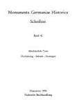 Mittelalterliche Texte: Überlieferung - Befunde - Deutungen. Kolloquium der Zentraldirektion der Monumenta Germaniae Historica am 28./29. Juni 1996 - Herausgeber: Rudolf Schieffer Mitwirkende: Arno Borst, Johannes Fried, Peter Landau, Kurt Reindel, Kaspar Elm, Hartmut Boockmann, Hartmut Hoffmann, Wilfried Hartmann, Eckard Müller-Mertens 