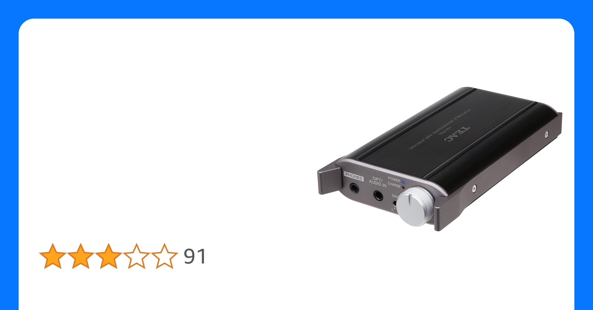 TEAC ポータブルヘッドフォンアンプ HA-P50 中古 TEAC ティアック HA-P5 DACポータブルヘッドホンアンプ 中古