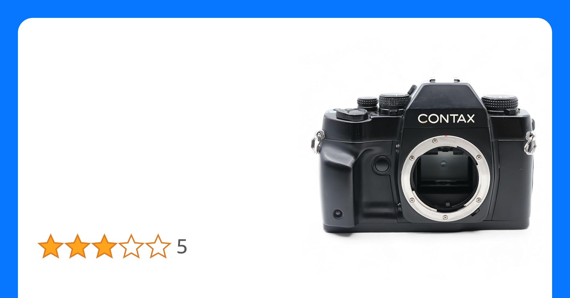 ★極上美品★CONTAX コンタックス RX ボディ #3944