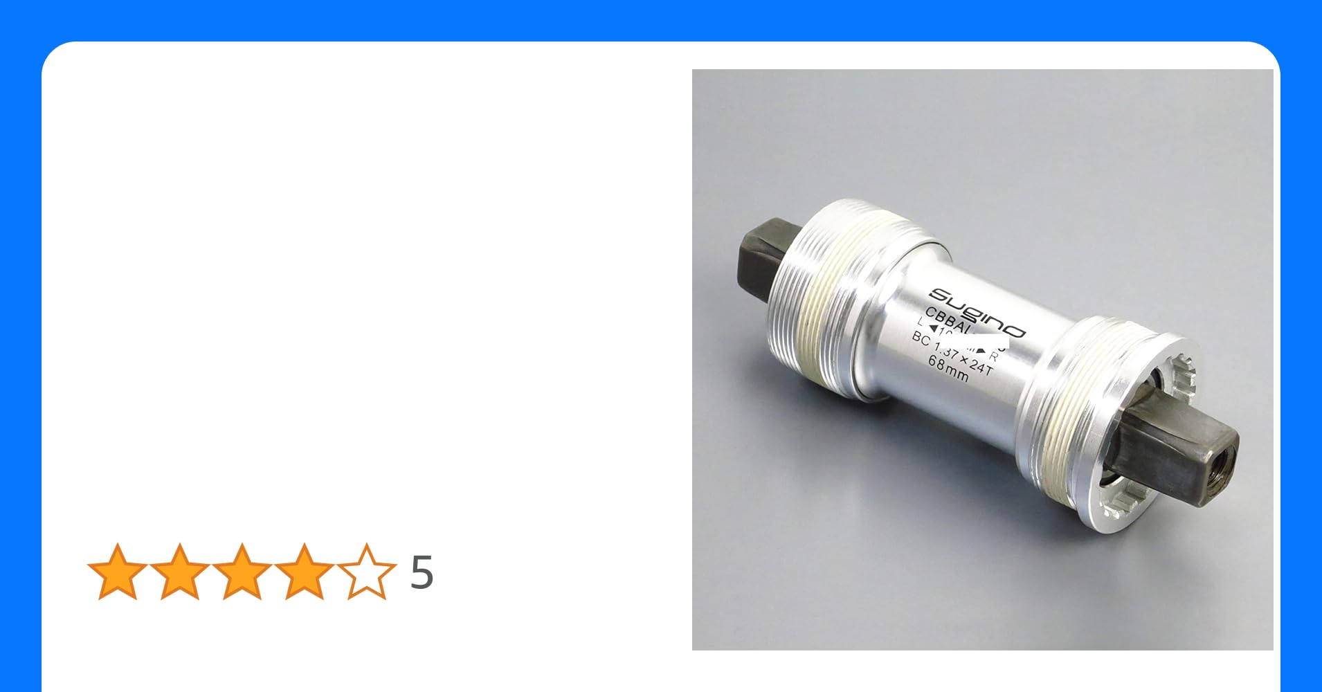 Sugino(スギノ) CBBAL-110-70 カートリッジ ボトムブラケット Sugino CBBAL-110-70 カートリッジBB スギノ 新品未使用 スクエア