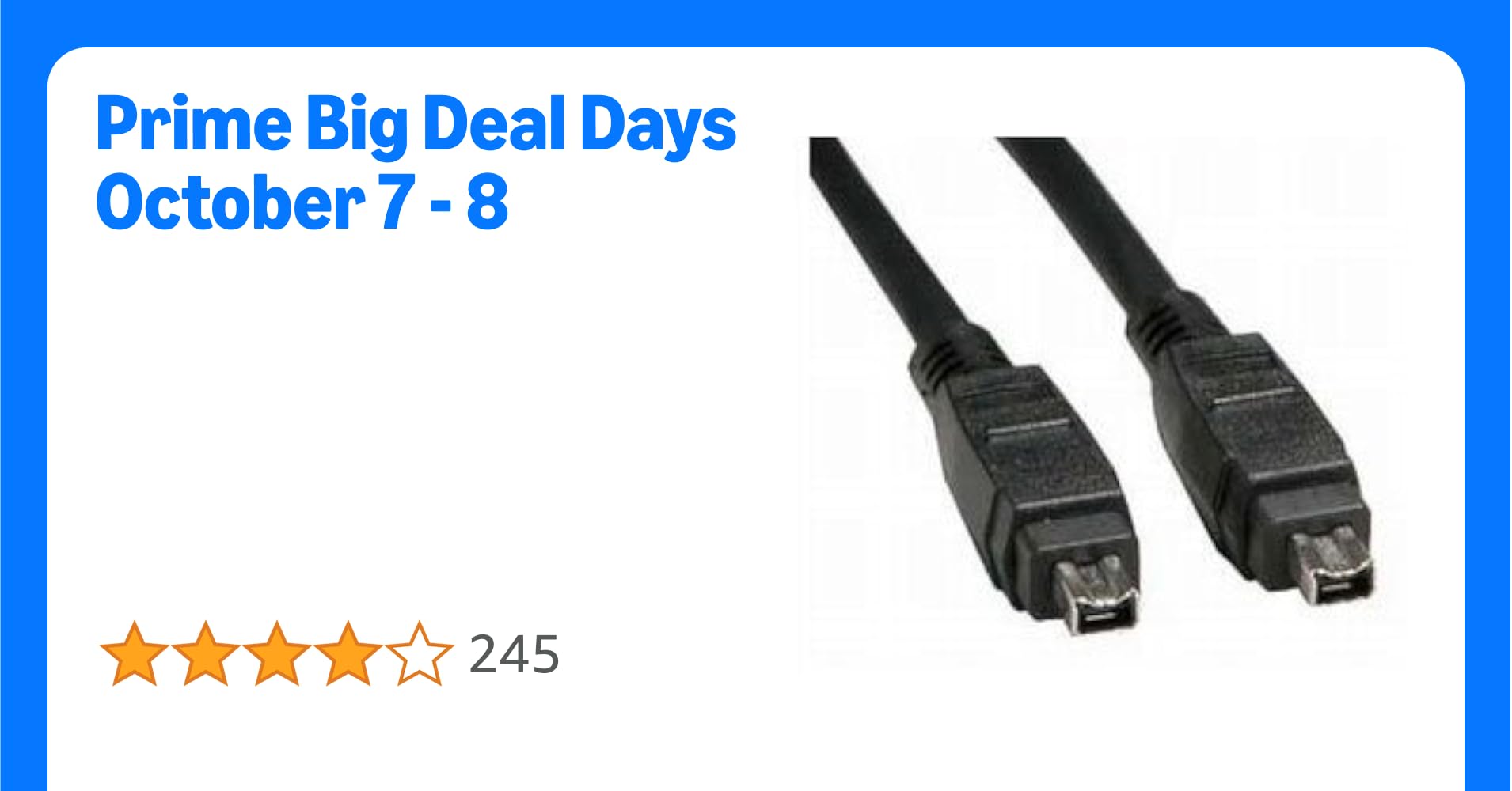 Firewire 4 to 4 pin Cable1.8m IEEE1394 DV out to PC