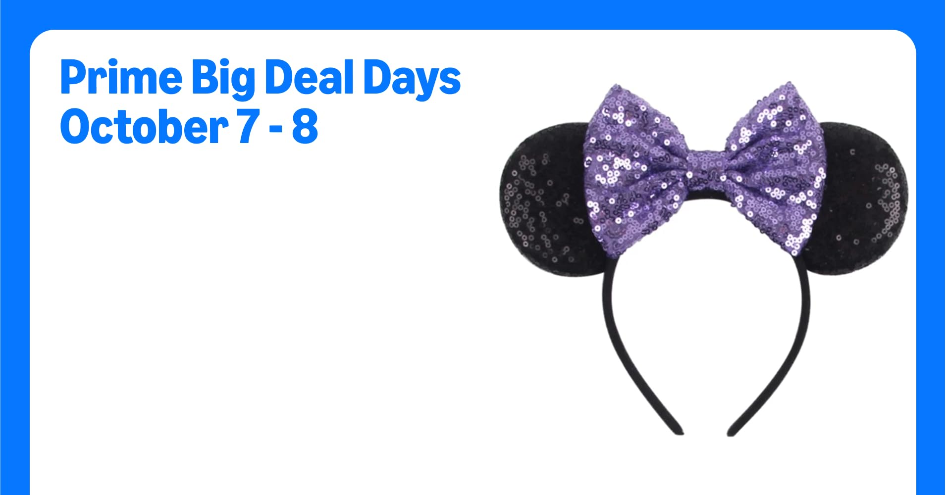 CLGIFT Purple Mickey Ears: flexible headband, 5 ...