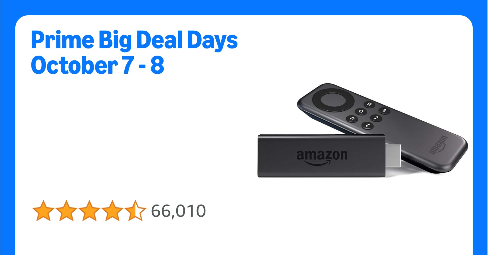 Fire TV Stick | Streaming Media Player (Previous generation - 1st)