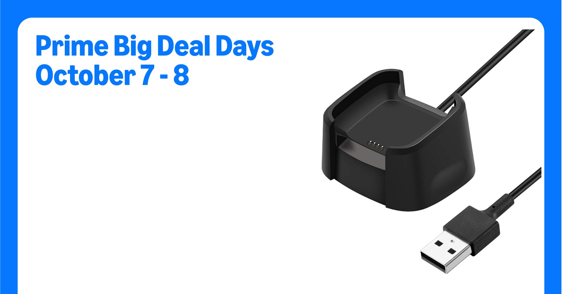 EXMRAT Compatible with Fitbit Versa Charger, Replacement Charging Dock Cable Only for Versa/Versa Lite Smart Watch