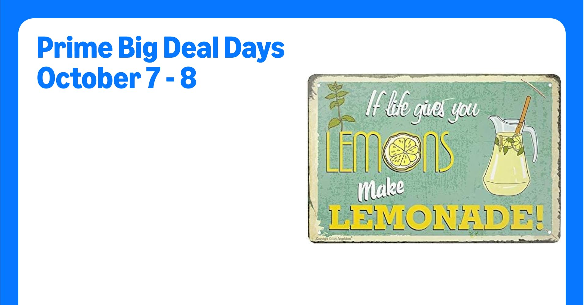 Eletina Retro Metal tin Sign ife Gives You Lemon ...