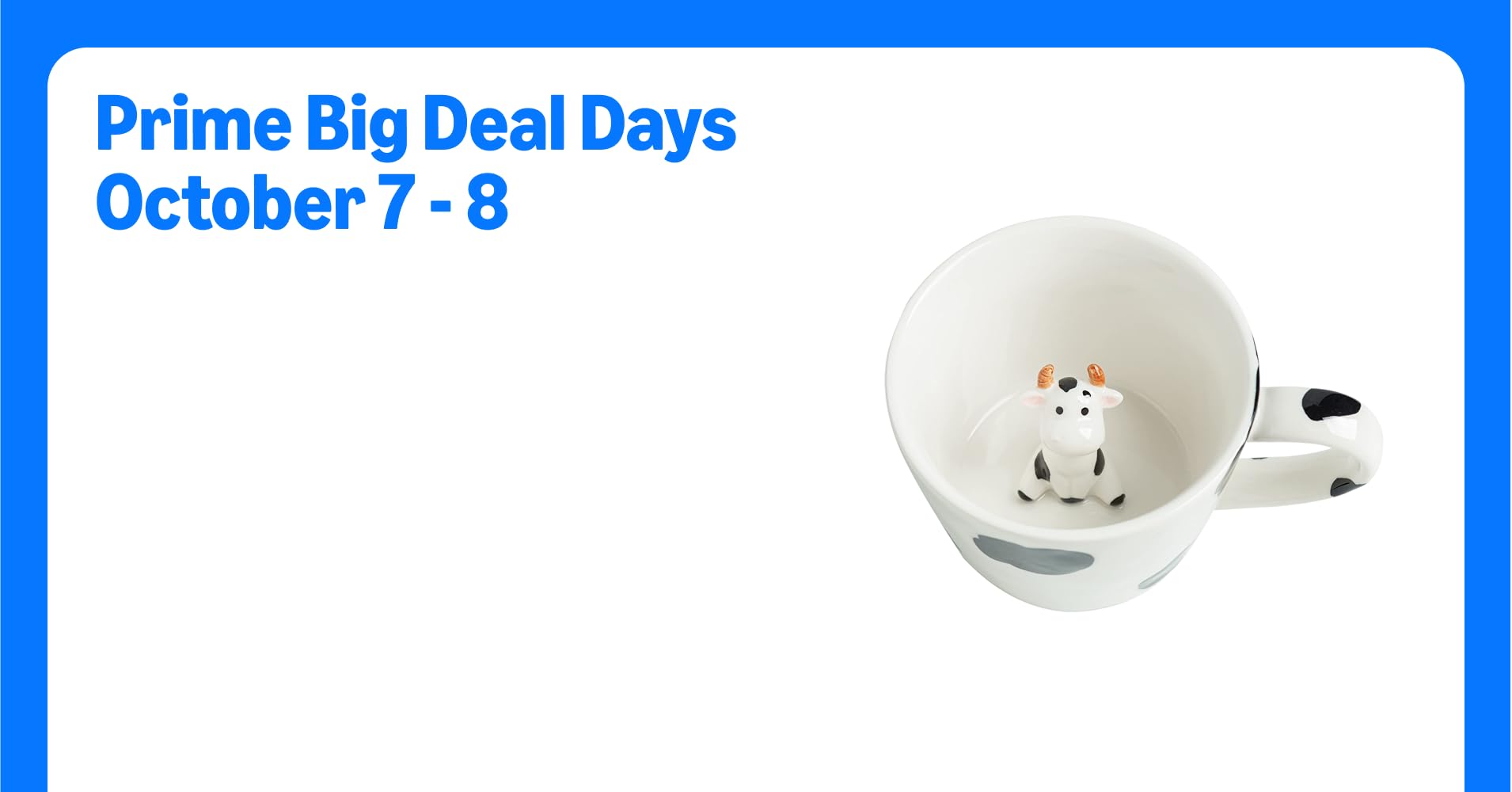 DIHOclub Cow Ceramic Cup Hidden 3D Animal ...