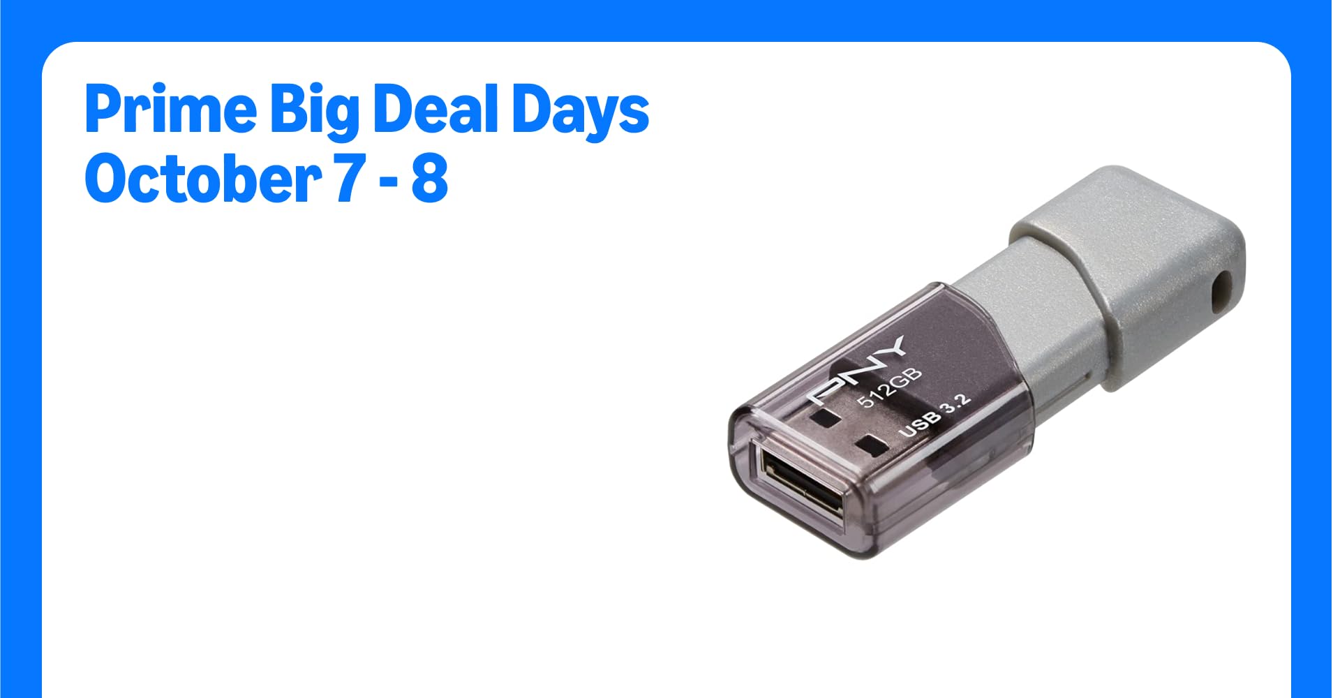 PNY 512GB Turbo Attache 3 USB 3.2 Flash Drive 100MB/s, Silver (Pack of 1)
