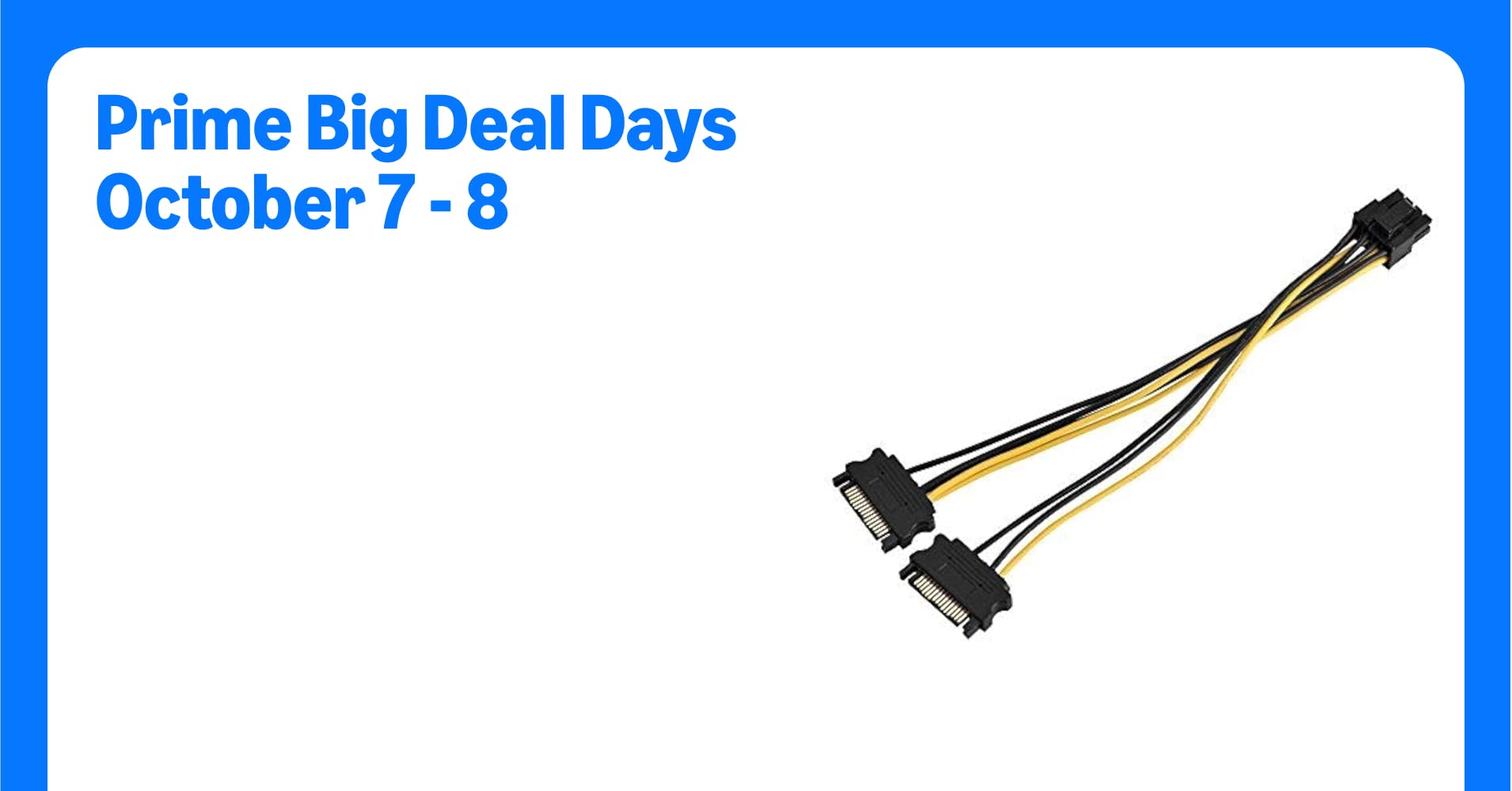 DEWIN PCI Express Power Cable, 15 Pin Dual SATA Male to 8 Pin Female PCI-E Video Card Power Supply Adapter Cable