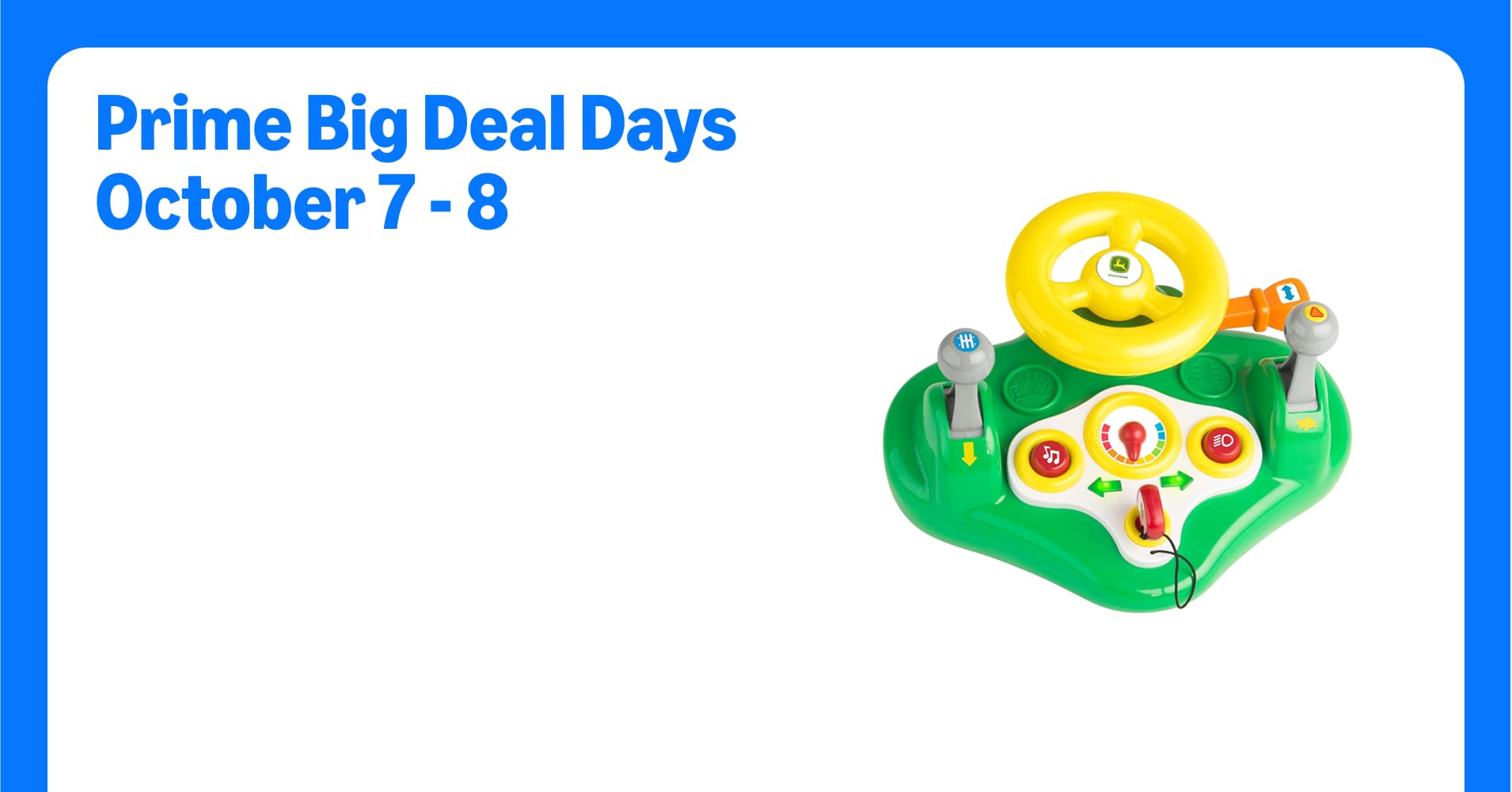 TOMY John Deere Busy Driver Steering Wheel Toy ...