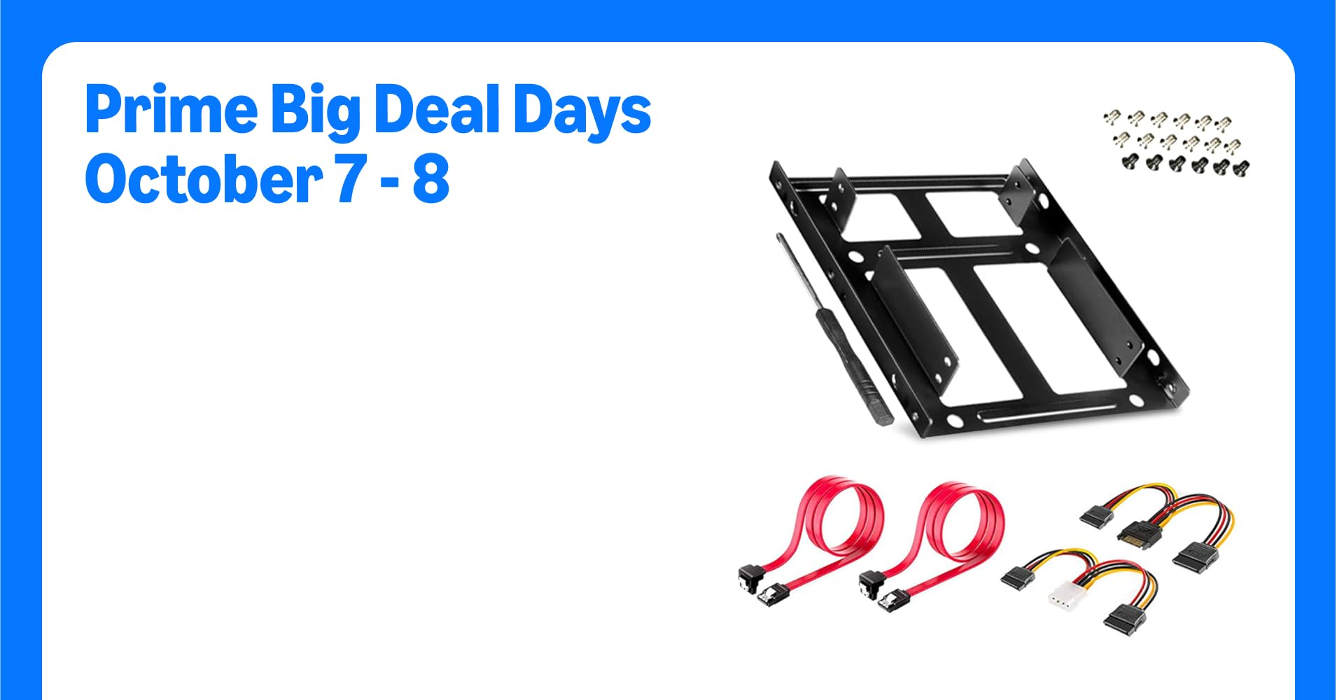 Dual SSD/HDD Metal Mounting Bracket kit 2.5 to 3.5, Convert Any 2.5 inch Solid State Drive/HDD Into One 3.5 inch Drive Bay