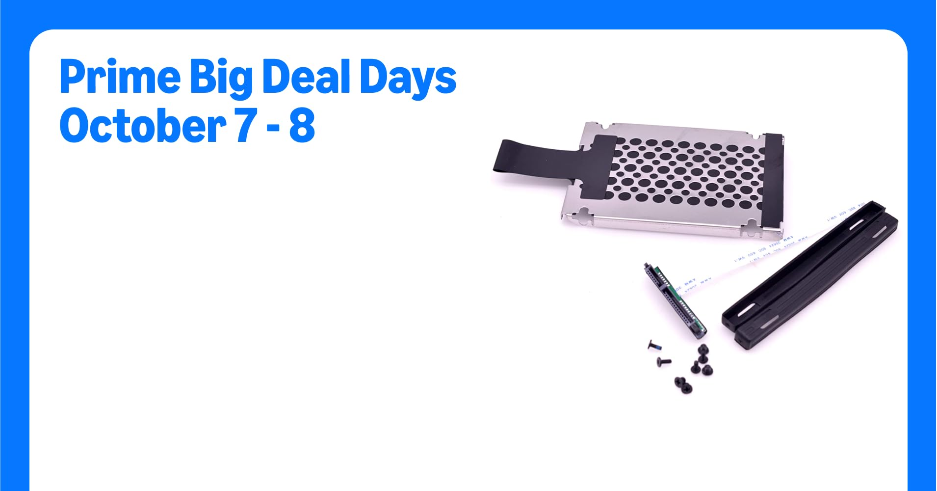 Deal4GO SSD SATA Hard Drive Cable w/HDD Caddy Bracket for HP 15s-dy 15s-du 15s-GR 15 -DW 15s-dy0005TX 15S-DU1004TX DD0G75HD011