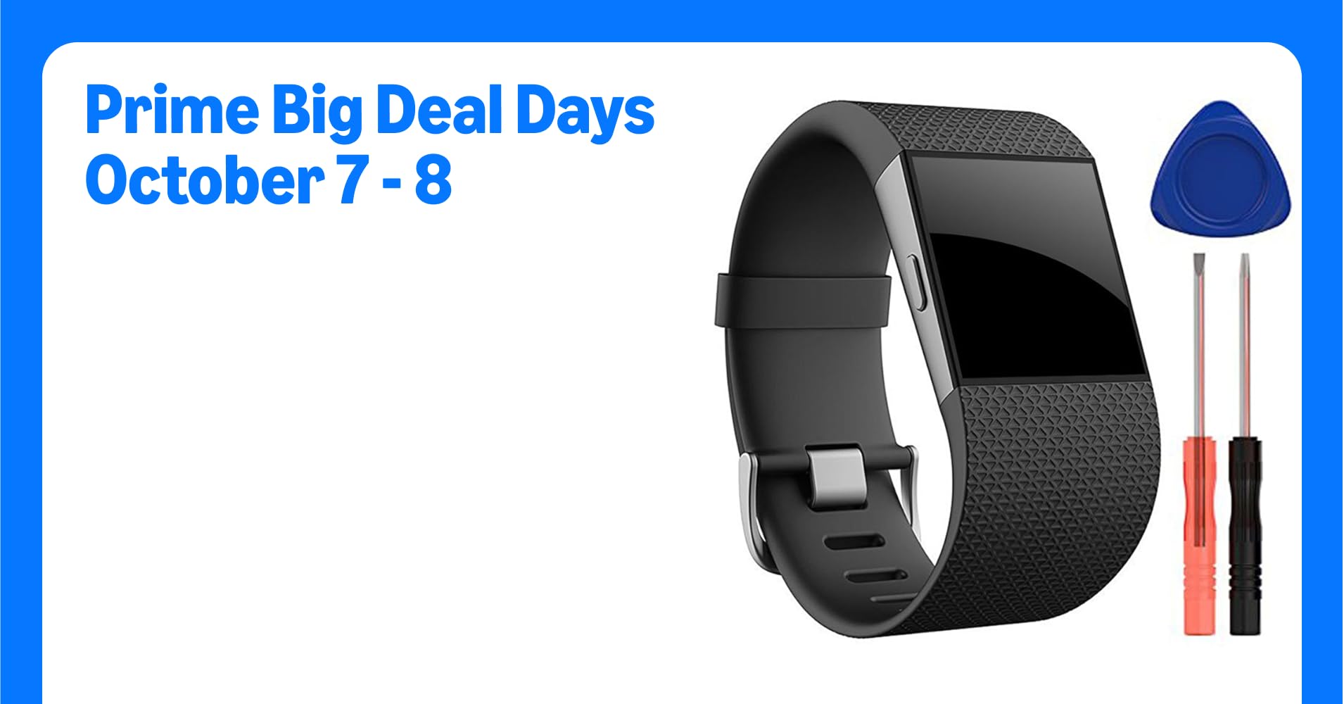 Band for Fitbit Surge, Soft Silicone Adjustable Replacement Strap With Metal Buckle Clasp for Fitbit Surge (No Tracker)