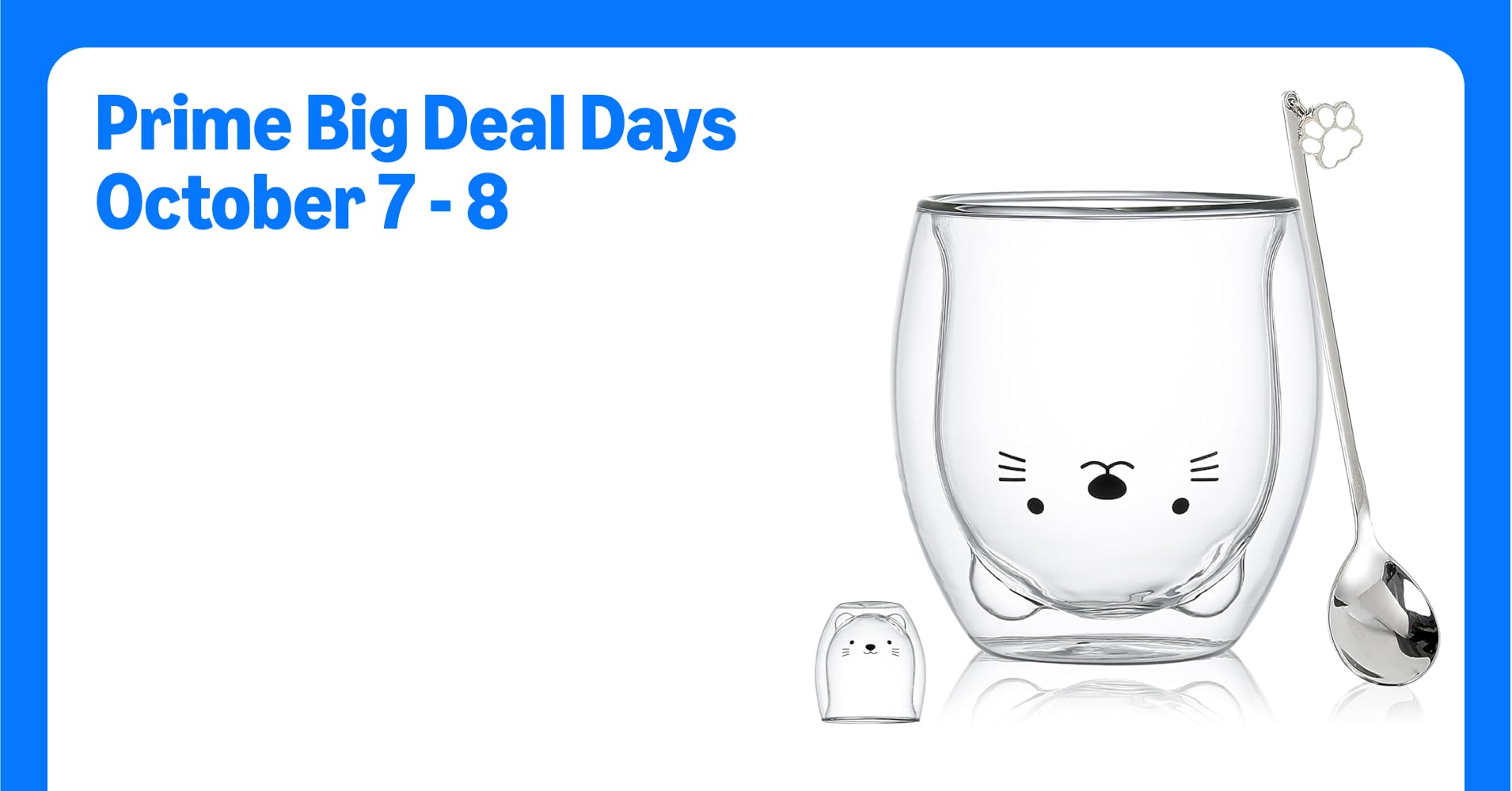 Cat Mug Cute Mugs Glass Double Wall Insulated ...