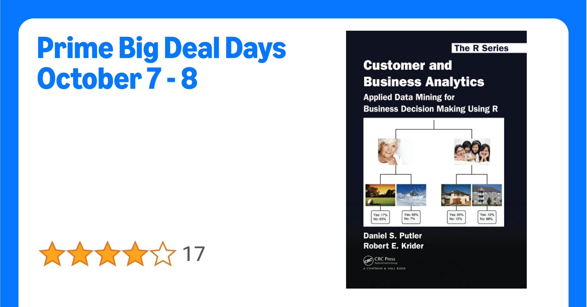 Customer and Business Analytics: Applied Data Mining for Business Decision Making Using R (Chapman & Hall/CRC The R Series)