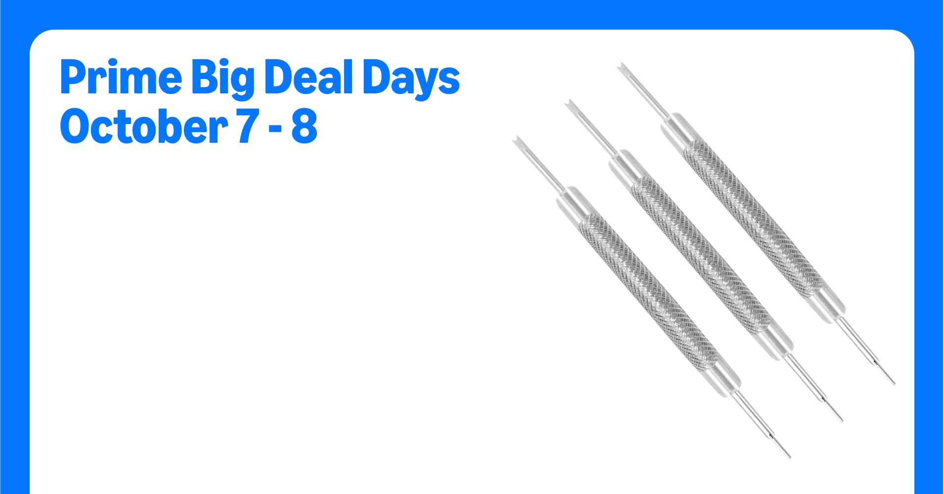 Honbay 3PCS Double Tip Pins Tools Spring Bar Tools for Watch Wrist Strap Removal Repair Fix Kit Tool