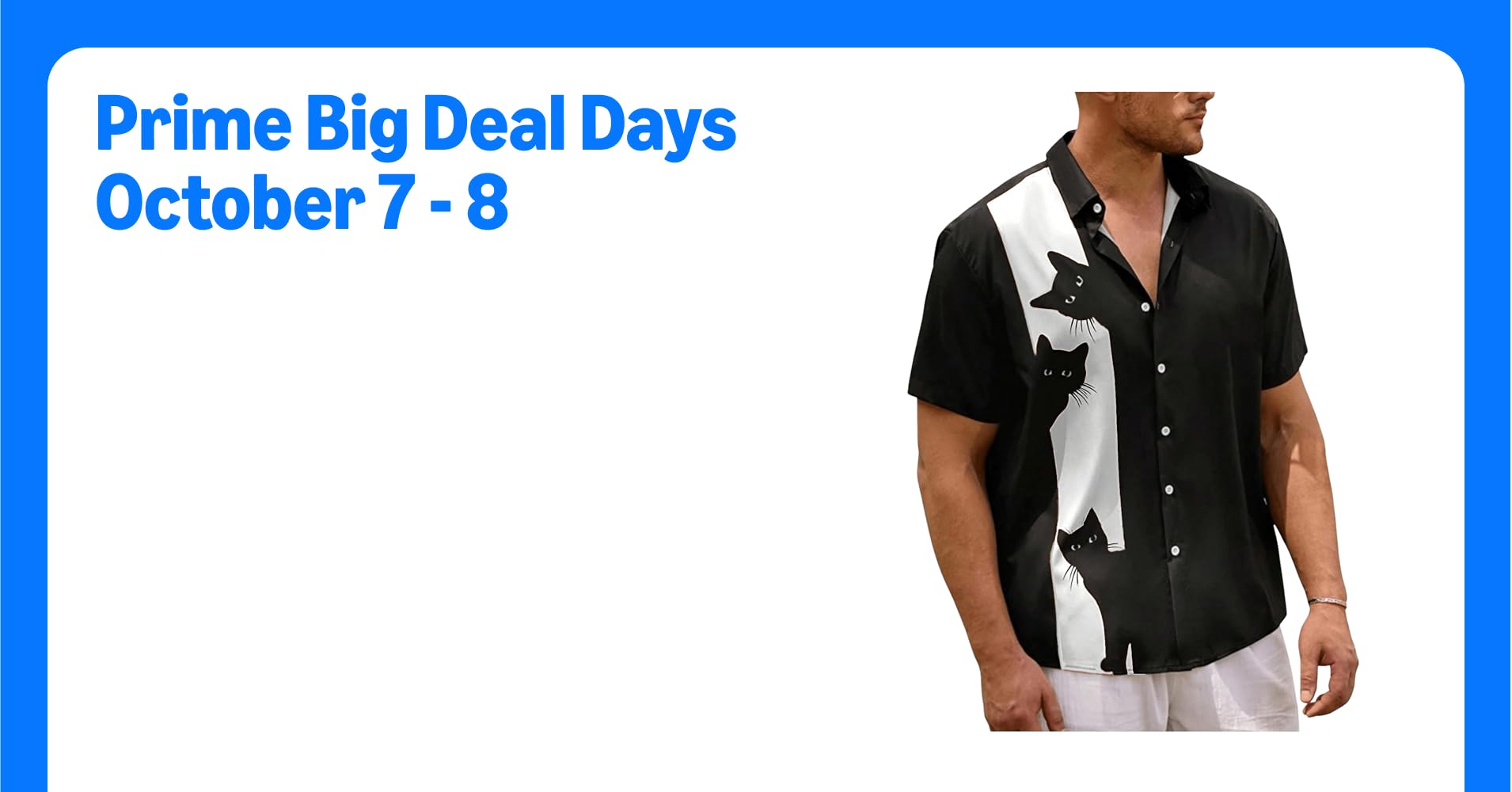 VIPWOLF Men's Funny Cat Graphic Tees Shirt Color ...