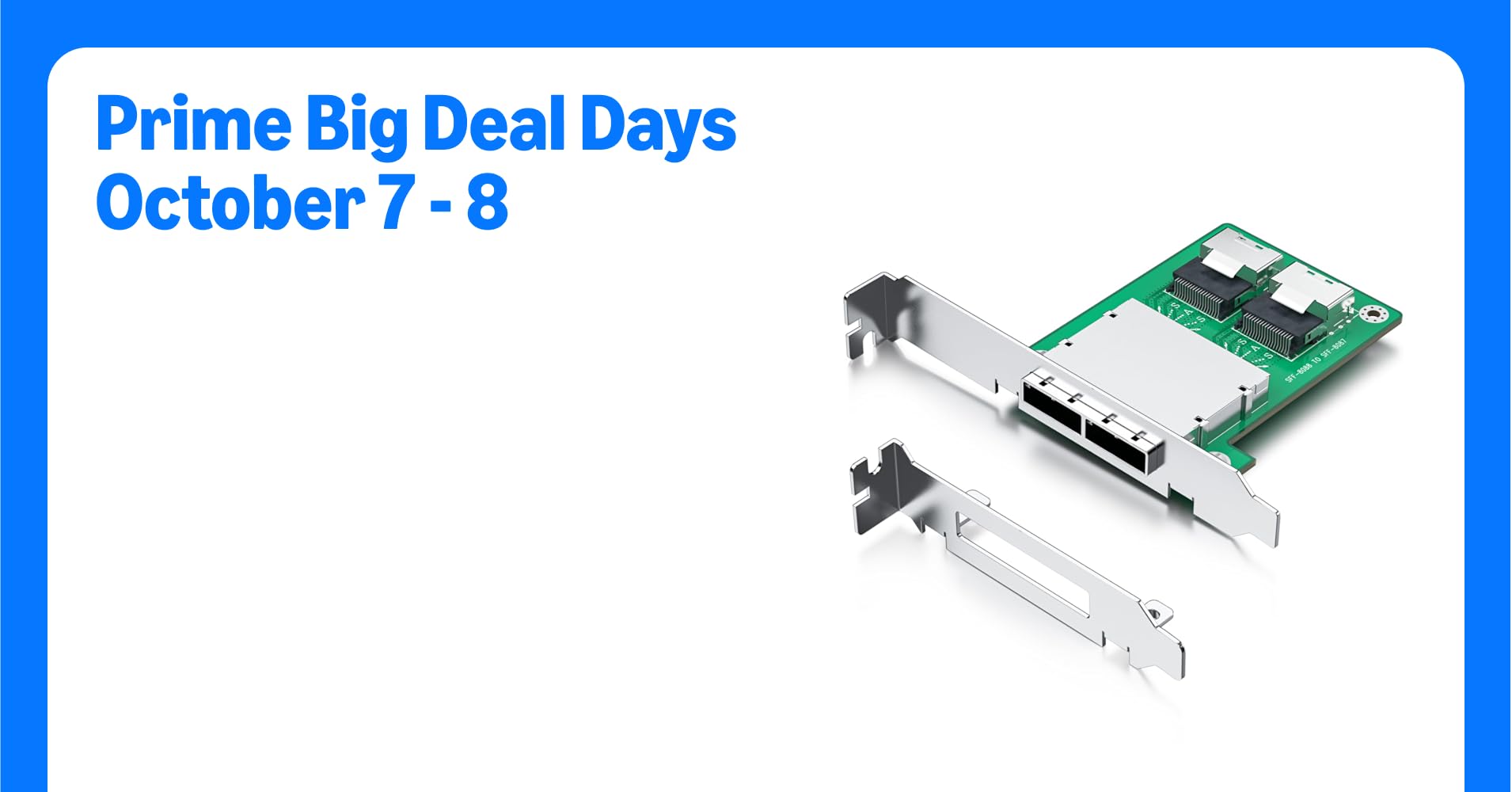 Dual Mini SAS SFF-8088 to SFF-8087 Mini SAS Adapter, with Low Profile and Full-Height Profile Bracket