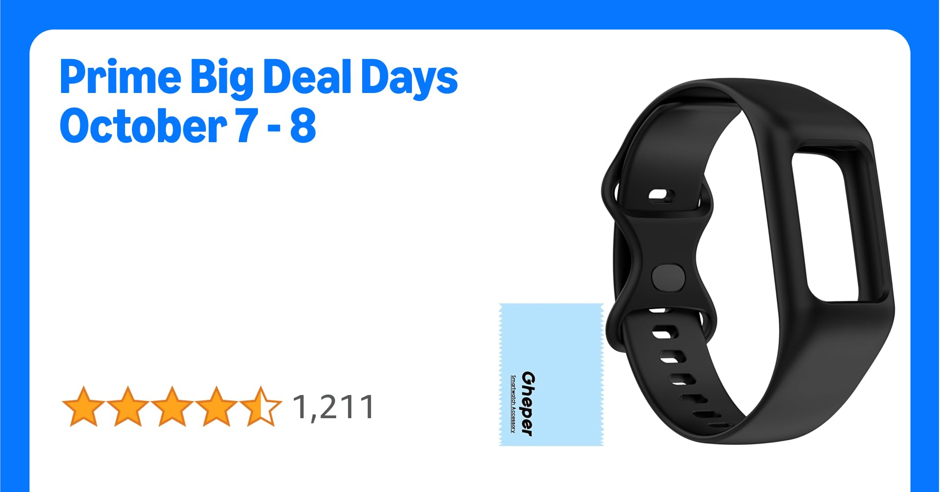 Gheper Soft Silicone Watchband Compatible with Fitbit Charge 6/5/4/3/3SE, Standard Design, 5.5"-8.7" Wristband