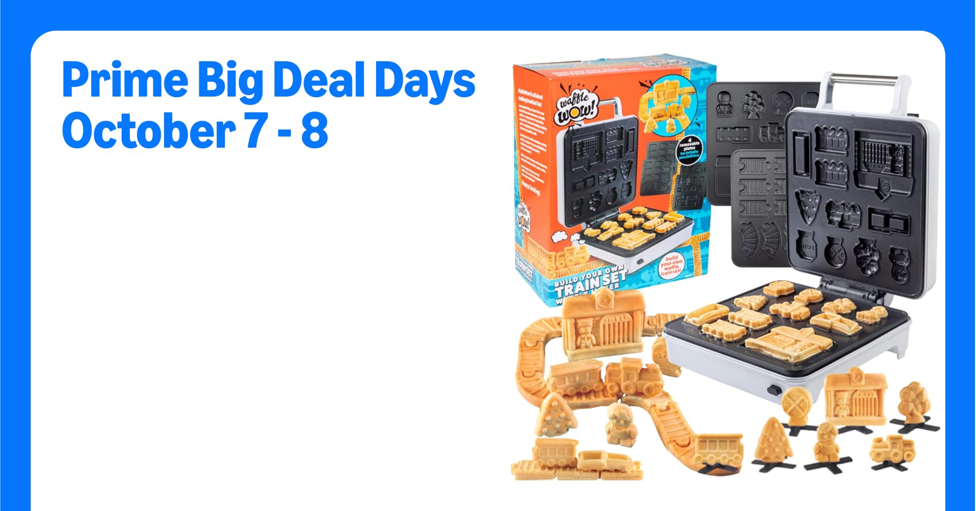 Train Set Waffle Maker – Build Track & Cargo Car ...