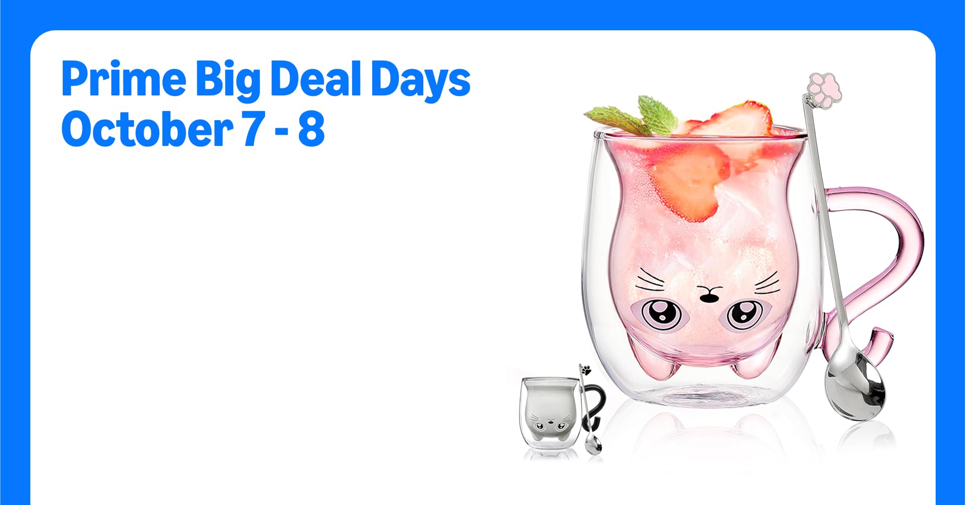 Binoster Cute Mugs Glasses Double Wall Insulated ...