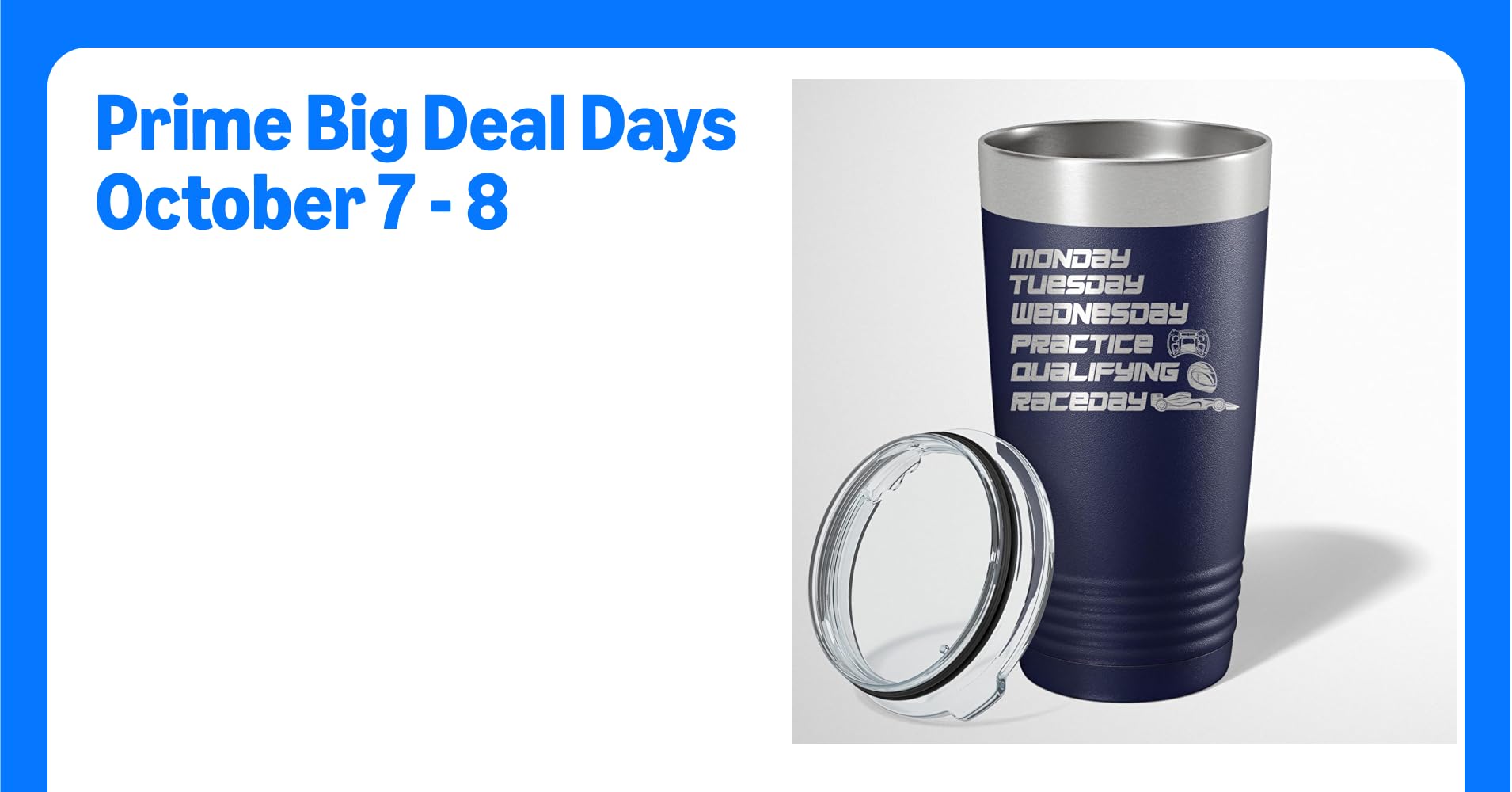 F1 Racing Car Tumbler, Travel Coffee Mug, Insulated ...