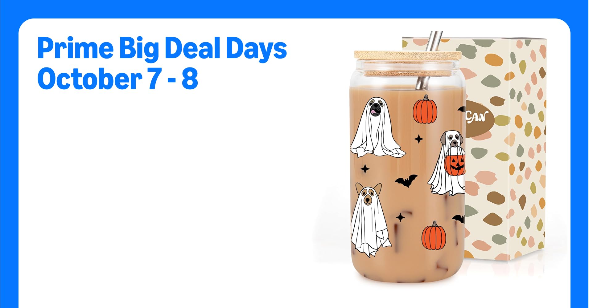 Coolife Funny Halloween Dog Ghost Cup, Cute ...