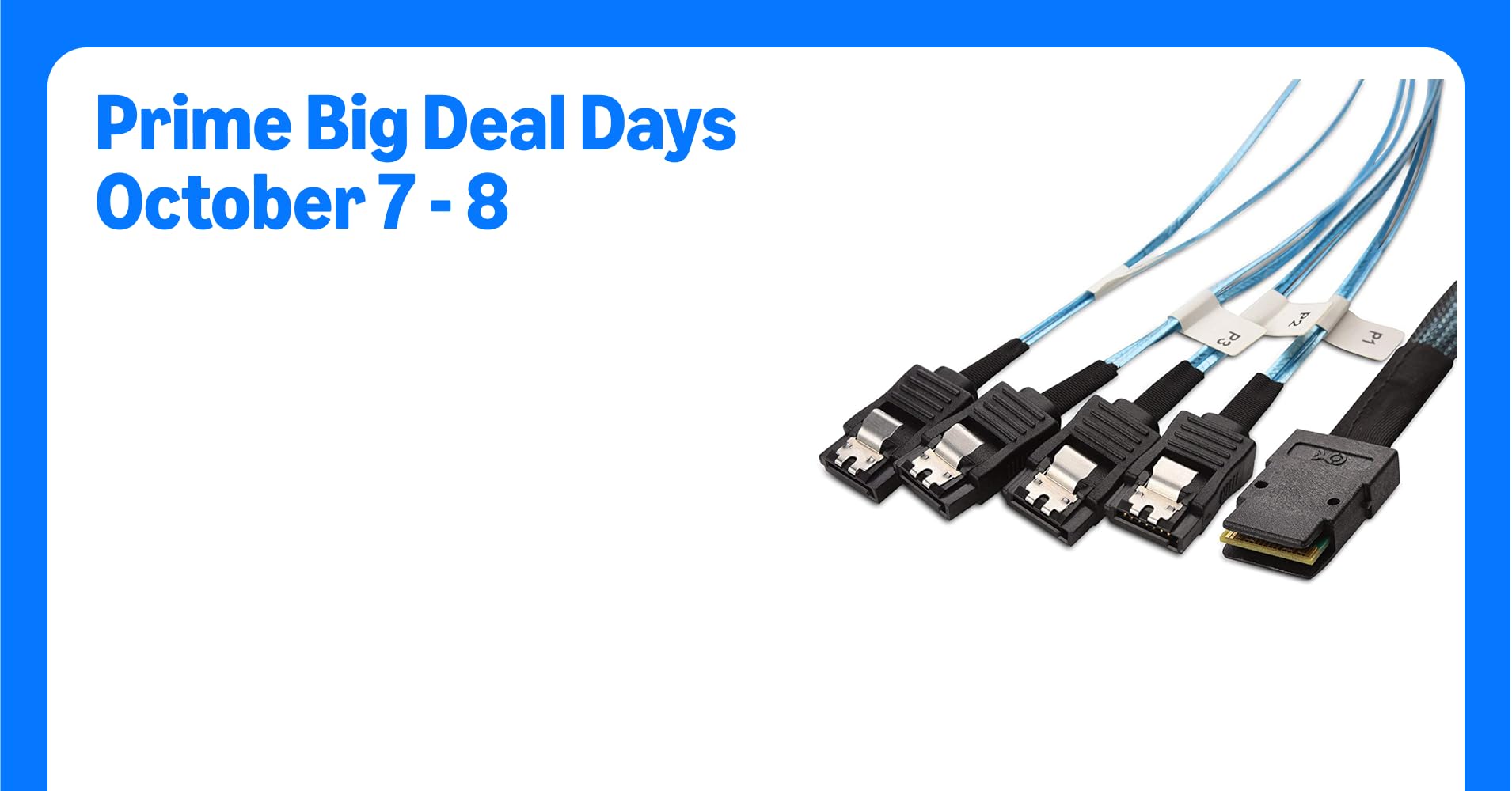Cable Matters Internal Mini SAS to SATA Cable 1.6 Feet (SFF-8087 to SATA Forward Breakout)