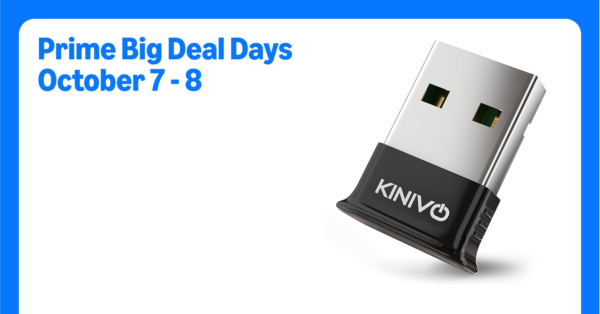 Kinivo USB Bluetooth Adapter for PC BTD400 (Bluetooth 4.0 Dongle Receiver, Low Energy) - Compatible with Windows 11/10/8.1/8, Raspberry Pi, Linux, Laptop & Headphones