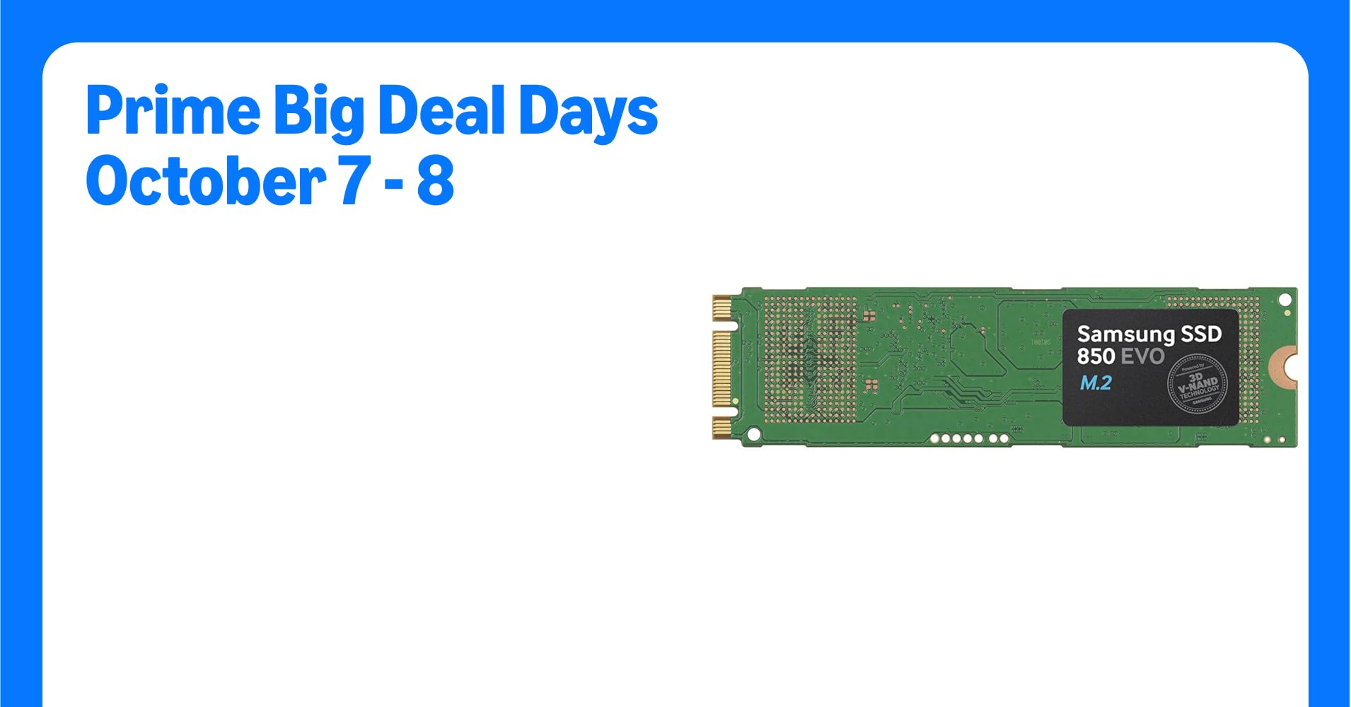 Samsung 850 EVO - 500GB - M.2 SATA III Internal SSD (MZ-N5E500BW)