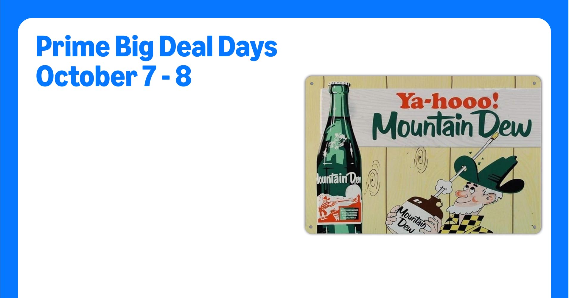 HomDeo Wall Decor Mountain Dew Soda Pop Store ...