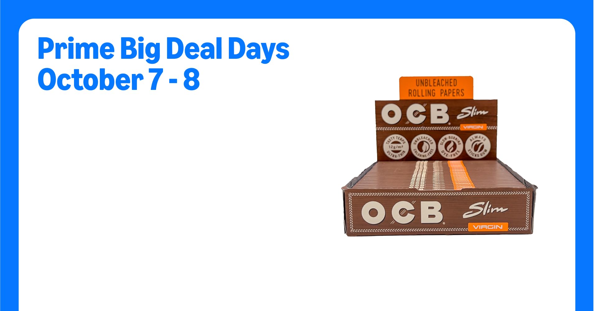 OCB Virgin 極薄 ペーパー 無漂白ブラウン 50個 1箱 手巻タバコ用 巻紙 ヴァージン バージン 30個セット☆ OCB Virgin 極薄 ペーパー 無漂白 ブラウン